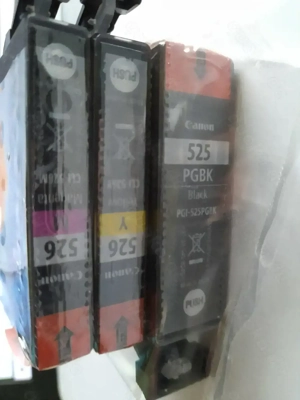 3 Original CANON Tintenpatronen für Canon MG 5150 Drucker Bild 3