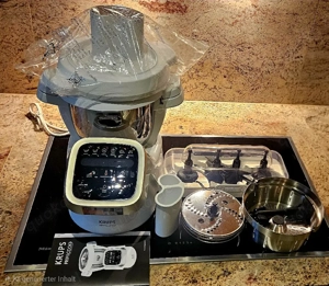 Krups Prep & Cook Multifunktions-Küchenmaschine   Top Zustand + Zubehör