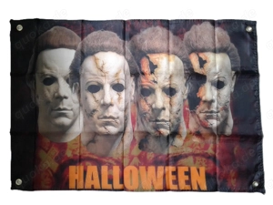 Halloween Michael Myers Sammlung Stoffposter & Metallschilder 