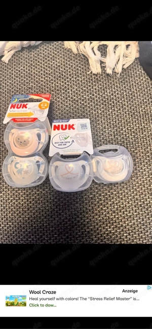 NUK Schnuller 0-6 Monate 3 Stück