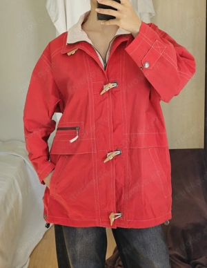 Triumph Jacke 38 M Rot Mantel Windbreaker Übergangsjacke Strickjacke Cardigan Pullover Pulli Sweater