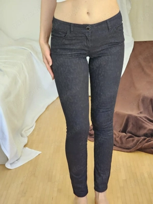 Jeans Motivi 34 XS schwarz Hose Röhrenhose Röhrenjeans Denim Pants Trousers Leggings Leggins Jogging