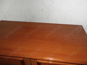 Wäscheschrank, 2 türig, Kirsch, B 100 cm, H 118 cm Bild 3