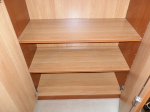 Wäscheschrank, 2 türig, Kirsch, B 100 cm, H 118 cm Bild 4