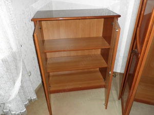 Wäscheschrank, 2 türig, Kirsch, B 100 cm, H 118 cm Bild 2