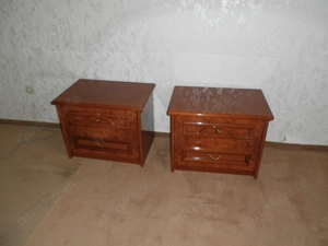 2 Nachttische, 2 Schübe, Kirsch, B 65 cm H 52 cm