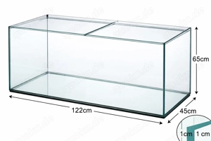Aquarium cm 122x62x45 lxbxh