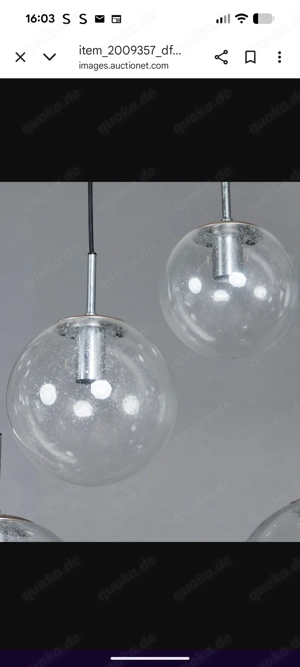 Glashütte Kugelleuchte 