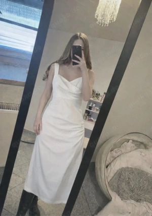 weißes Kleid in Größe M