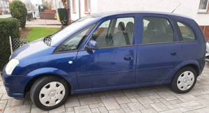 Opel Meriva blau metallic Bj. 2008, 172000km, TÜV AU 11 2027, gepflegt Bild 4