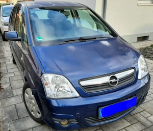 Opel Meriva blau metallic Bj. 2008, 172000km, TÜV AU 11 2027, gepflegt Bild 3
