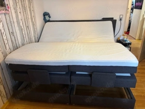 Elektrisches Boxspringbett 180x200 inkl. hochwertigem Topper. Sofort abholbereit