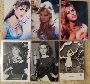 Autogramme Brigitte Bardot