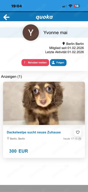 bitte passt auf es sind Betrüger