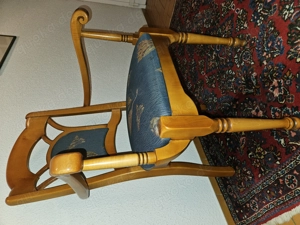 Hochwertiger, massiver Armlehnstuhl Kirsche Kirschbaum FORM + STIL Stuhl TOP Zustand!