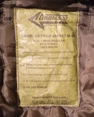 Armystyle Jacke M65 von COMMANDO Industries, neu Bild 4