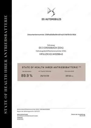 DS Automobiles DS 3 DS3  E-Tense Performance Line HeadUp Top Zustand Bild 3