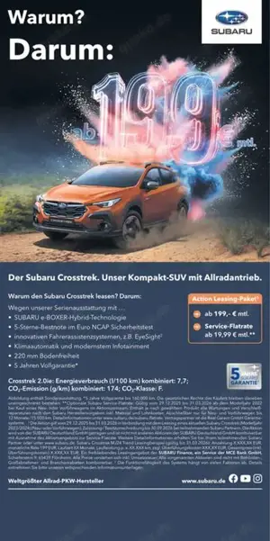 Subaru Impreza Platinum -weitere 250 Fahrzeuge lieferbar- Bild 4