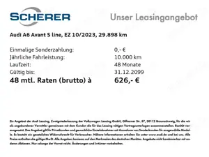 Audi A6 S line 45 TFSI qu. CARPLAY 360° AHK BO Bild 2