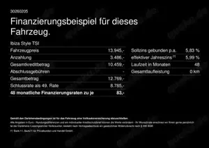 SEAT Ibiza Style TSI|TEMPOMAT|APP-CONNECT|WINTERPAKET Bild 2