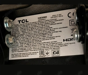 TCL 32-Zoll-Fernseher   Wandmontage   Top Zustand