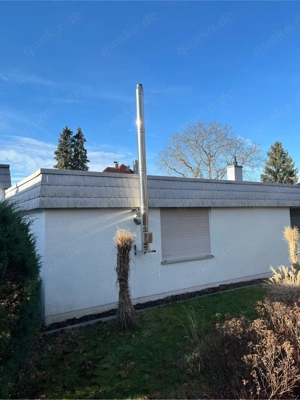 Kaminofen ECUADOR H SE mit Aussenschornstein inkl. Glaseckschutz Bild 2