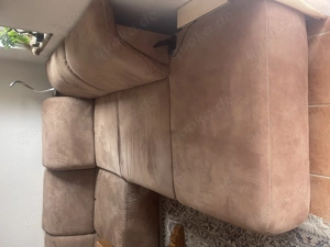 Ecksofa hellbraun 