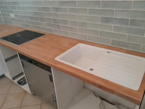 Küche Arbeitsplatte verbinden fräsen erneuern Ausschnitt Spüle Kochfeld Induktion Ceran 