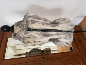 Chilirose Kaninchen Fell Weste 38