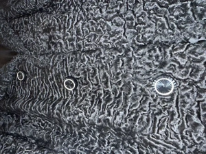 SWAKARA  Karakul Lammfell Mantel Vintage Eleganz Damen Echtfell Bild 2