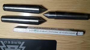 Morsekegel Zentrierspitze MK4 starr Drehmaschine Drehbank guter Zustand 3 St.