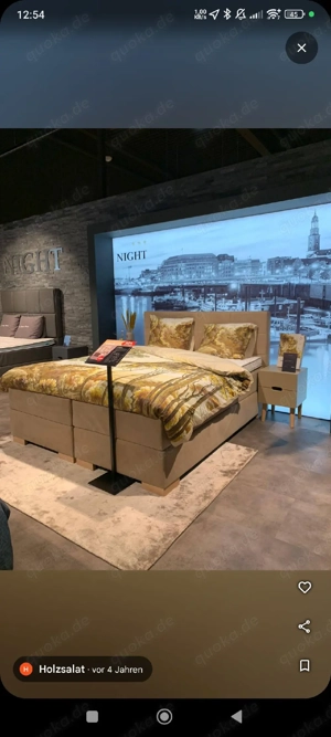 Boxspringbett Swiss Sense Hamburg Night 180x200 neuwertiger Topper