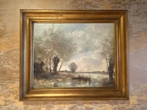 Stilleben in goldem Rahmen