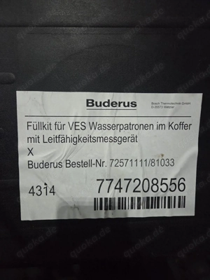 Buderus Füllkit VES
