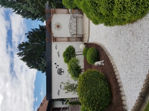 Gartenbogen u. Gartenbank