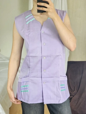 Weste Lila 38 M Kittel Anorak Jacke Mantel Hemd Bluse Pullover Pulli Sweater Sweatshirt Hoodie Top