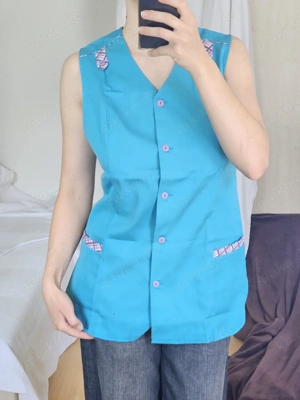 Weste Türkis 38 M Kittel Pullover Pulli Jacke Anorak Blazer Mantel Sweater Sweatshirt Hoodie Cardiga