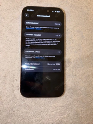 Iphon 16 pro 128 GB  Bild 5
