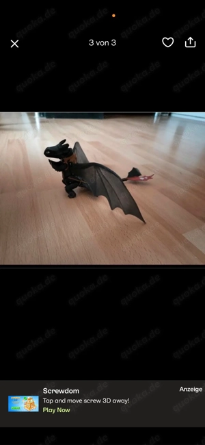 Dragons Ohnezahn Figur