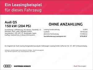 Audi Q5 SUV TFSI QUATTRO S LINE LED NAVI PANO STANDHZG Bild 2