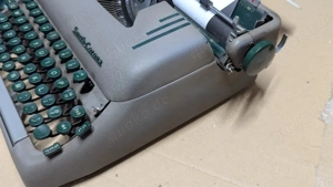 Vintage Smith-Corona Silent-Super 1950er Grau Grün   mechanisch, voll funktionsfähig, mit Original-F Bild 5