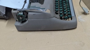 Vintage Smith-Corona Silent-Super 1950er Grau Grün   mechanisch, voll funktionsfähig, mit Original-F Bild 4