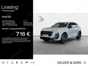Audi Q3 SUV TFSI S line qu TechPro*ExpPro*SONOS*Pano*