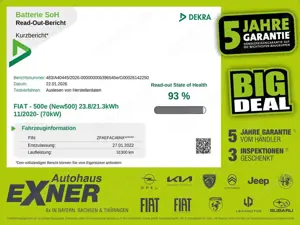 Fiat 500e Lim ICON 42 kWh Navi+KeyLess+KlimaA+LM+PDC