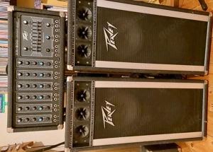 Peavey XR-600 Mixer-Amp mit Boxen