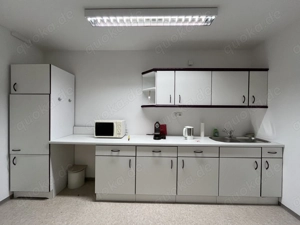 Küche mit Spüle und Kühlschrank, OHNE HERD BACKOFEN