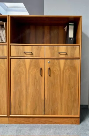 Aktenschrank Walnussfurnier (2 Stück)