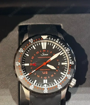 SINN Uhr U2 EZM 5 SDR gekauft 623 m.Werksgarantie incl. extra Faltschl.+Band Bild 6