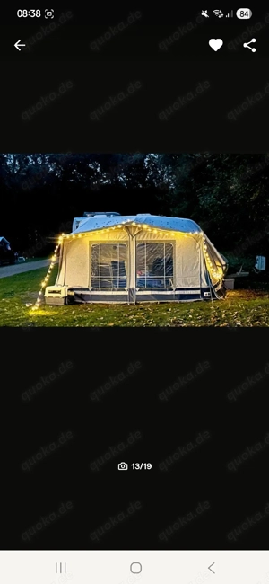 Wohnwagen Vorzelt Camping 