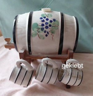Deko Weinfass mit Stumpen Bild 4